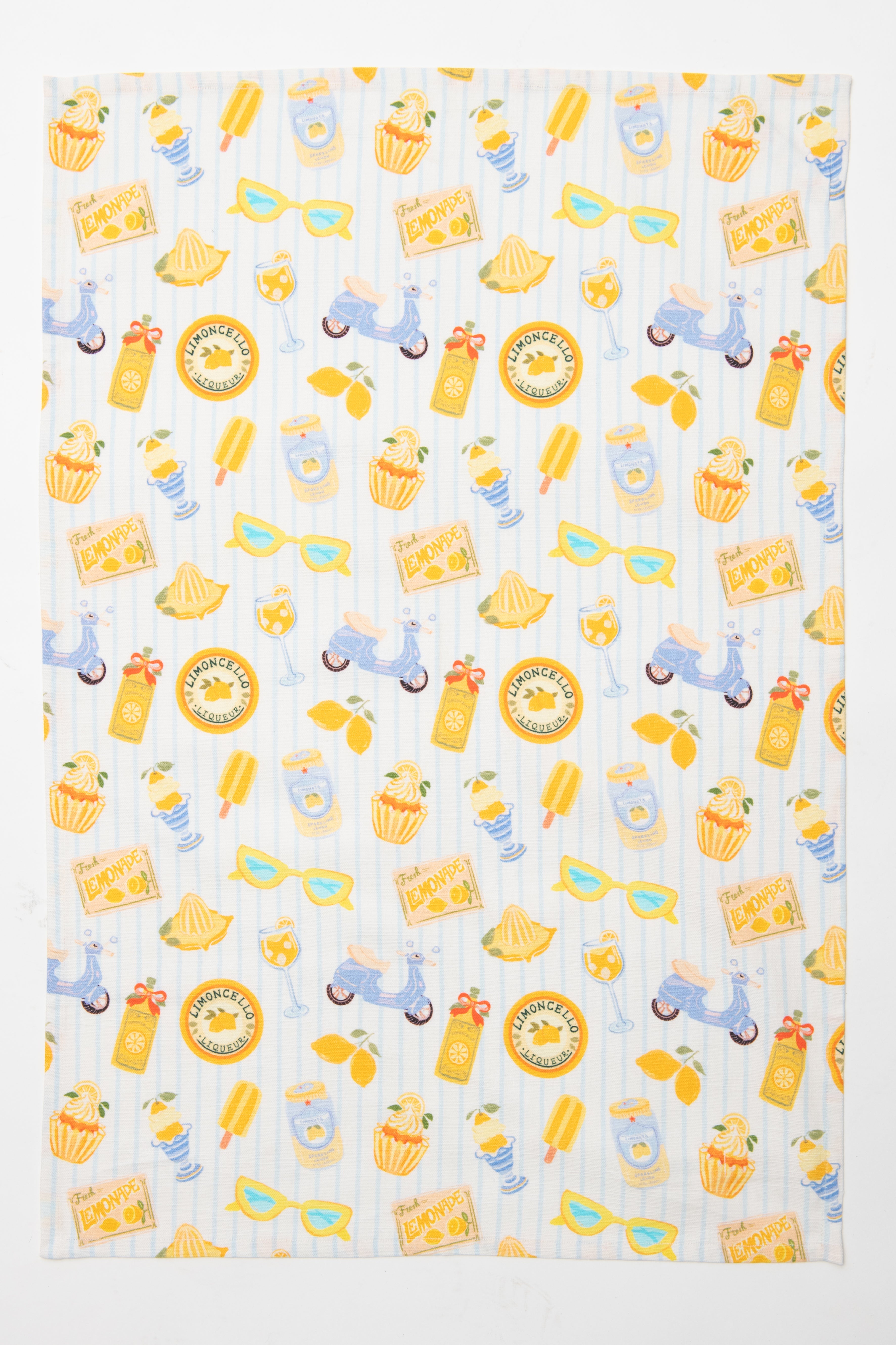 Little Miss Lemon Tea Towel