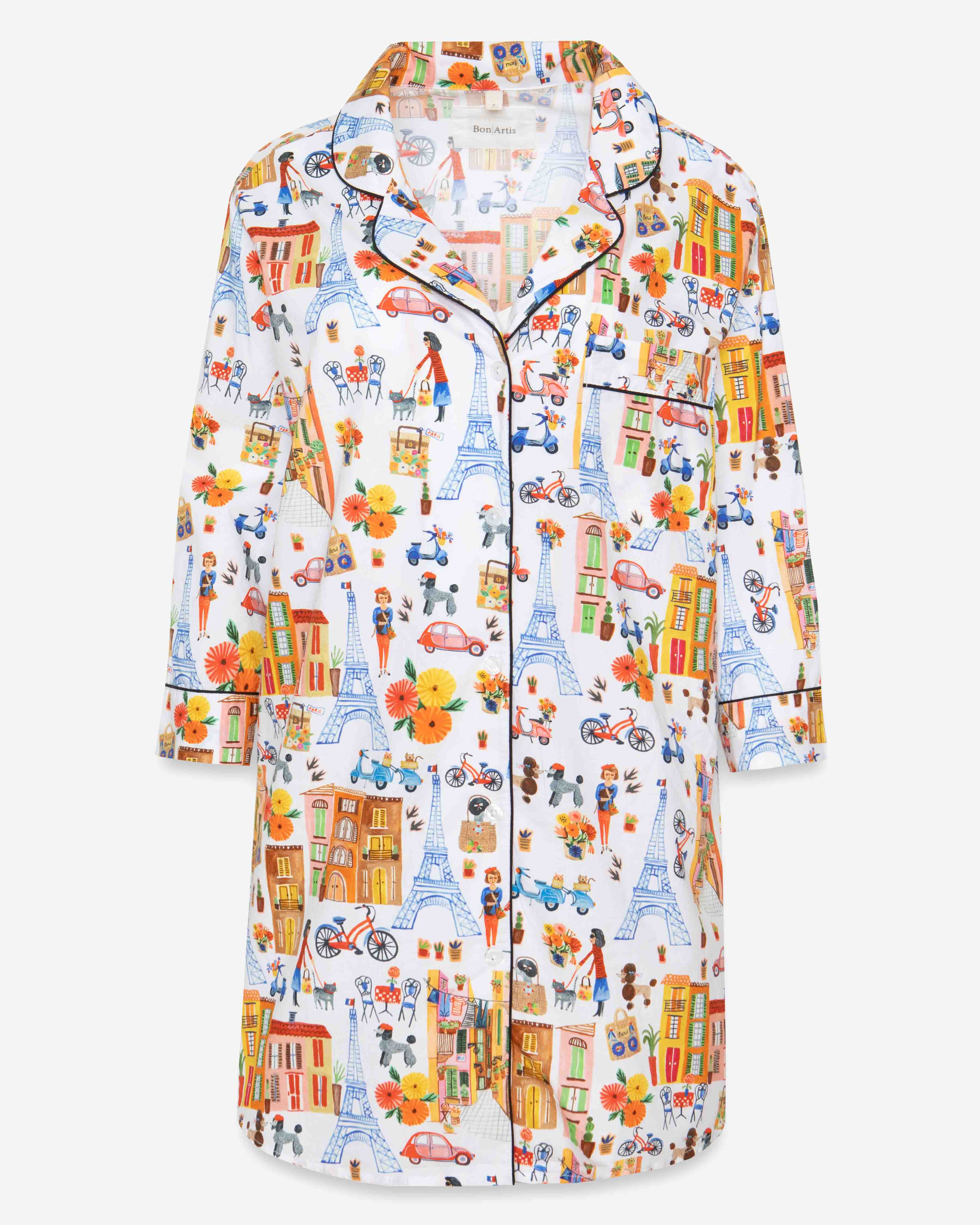 Ooh La La House Long Shirt Pajamas