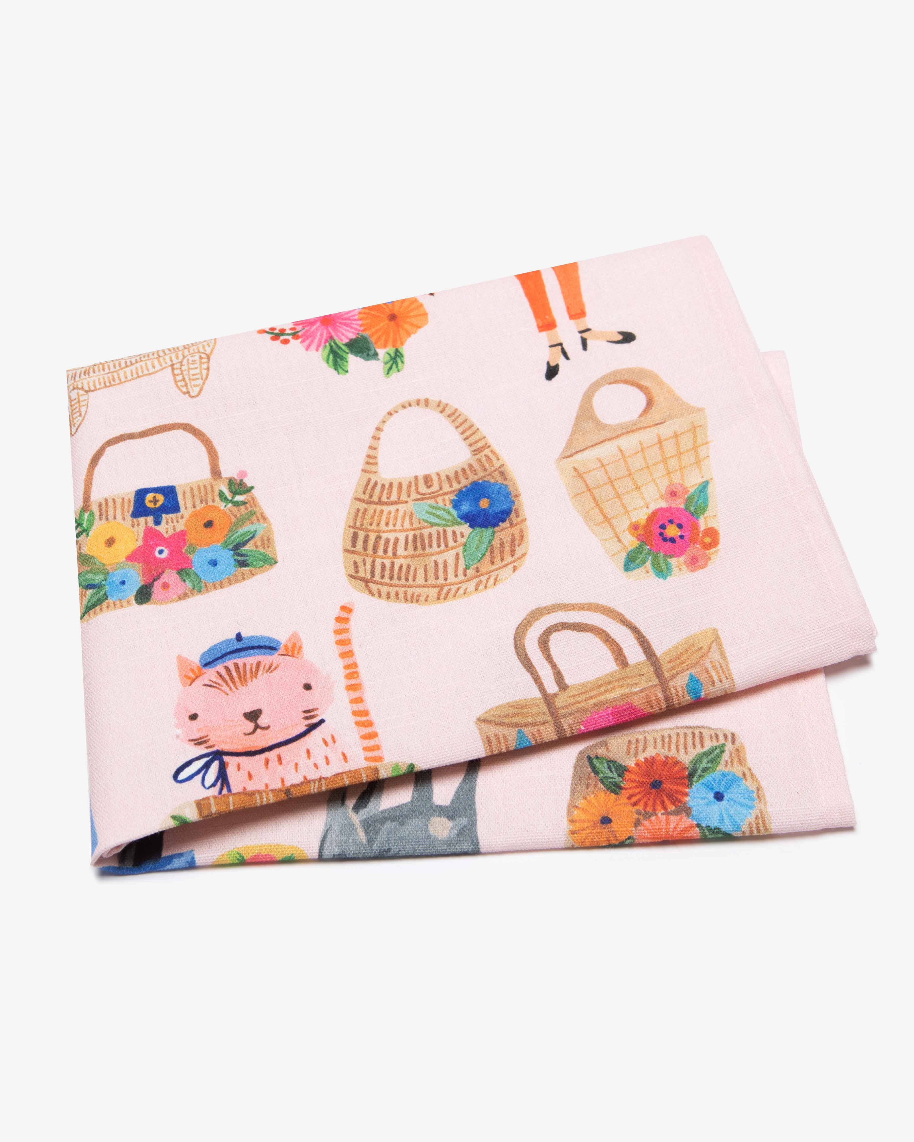 Ooh La La Cats Tea Towel