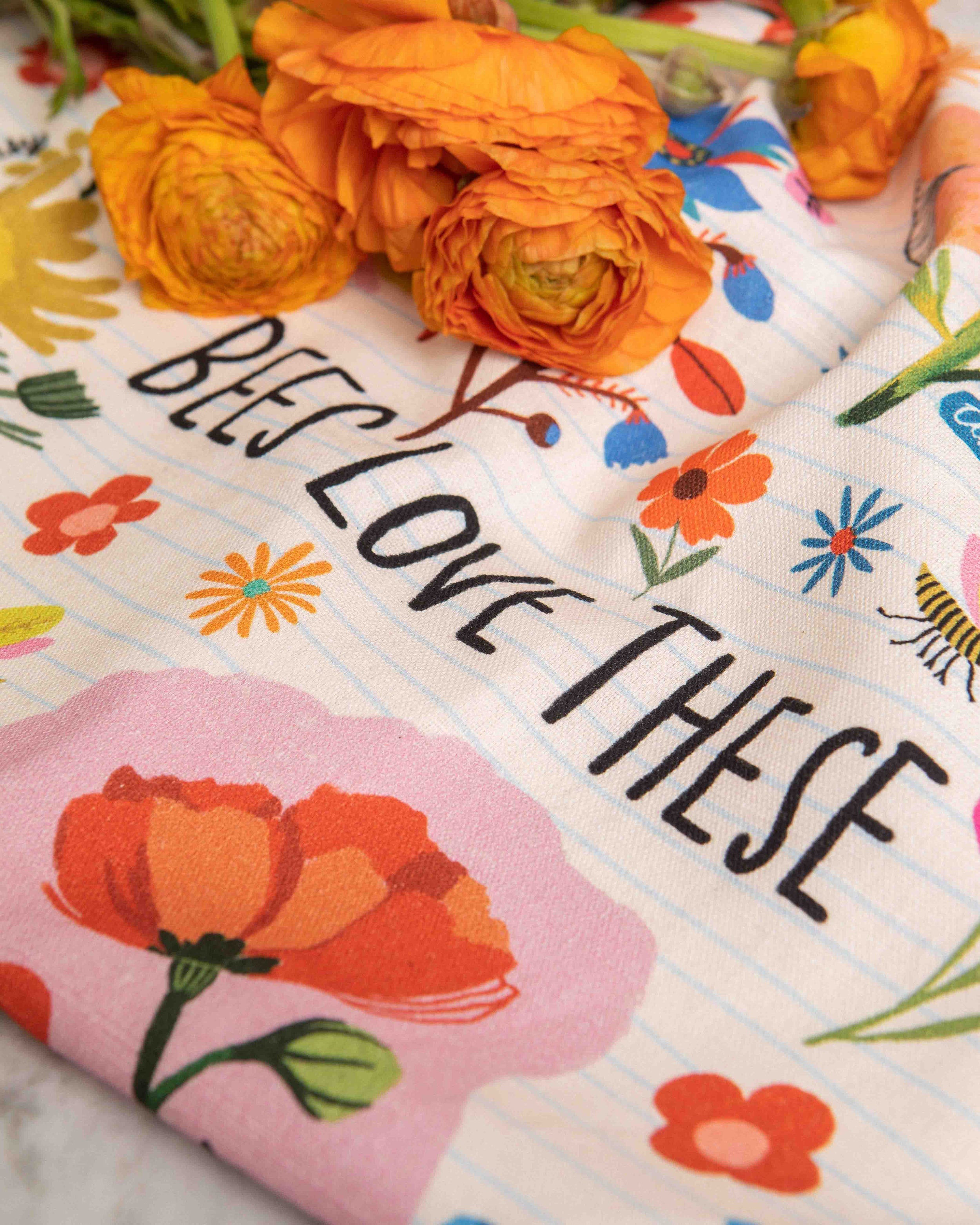 Bees Love These Tea Towel