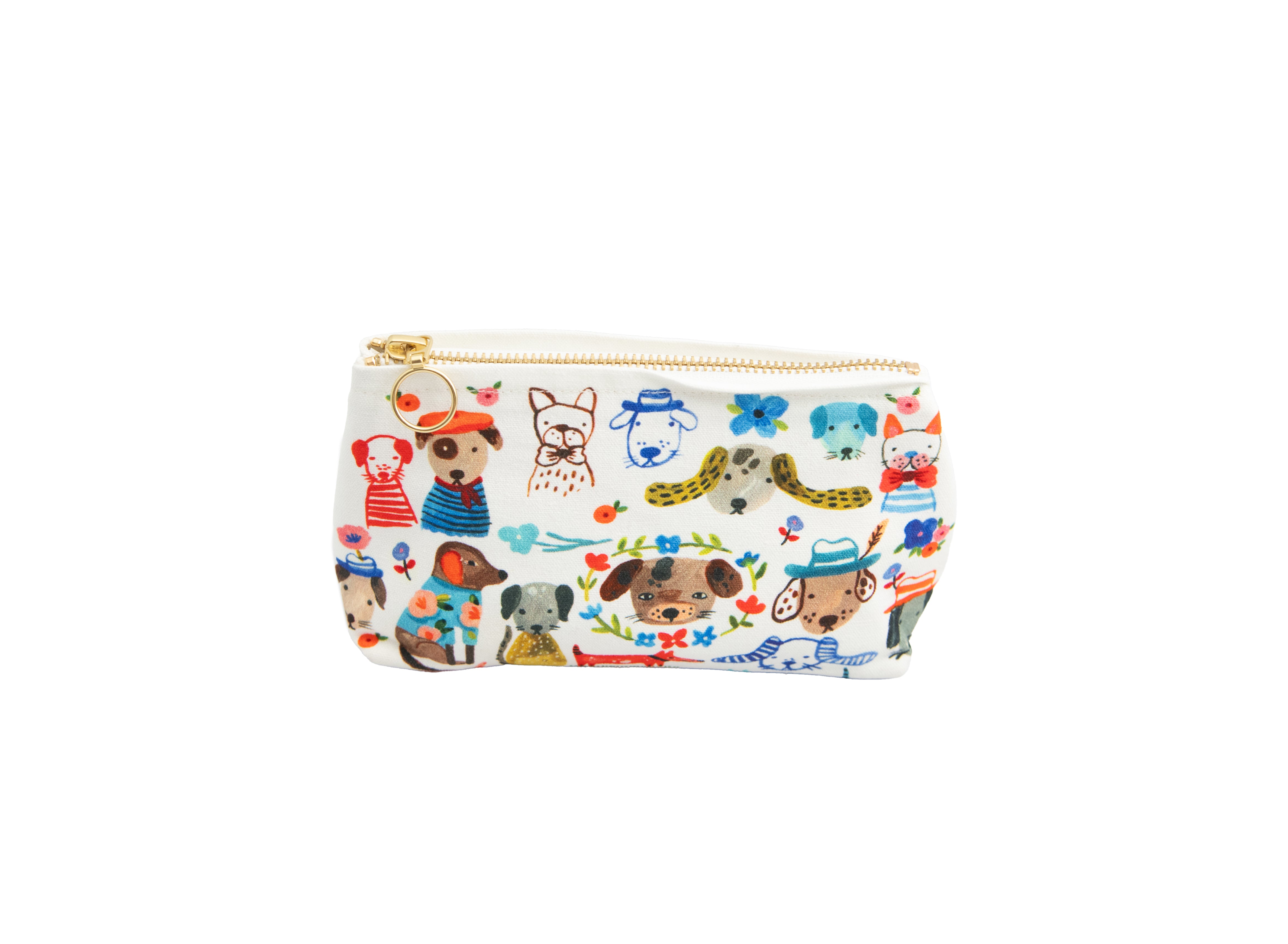 Painted Dog Cosmetic Bag