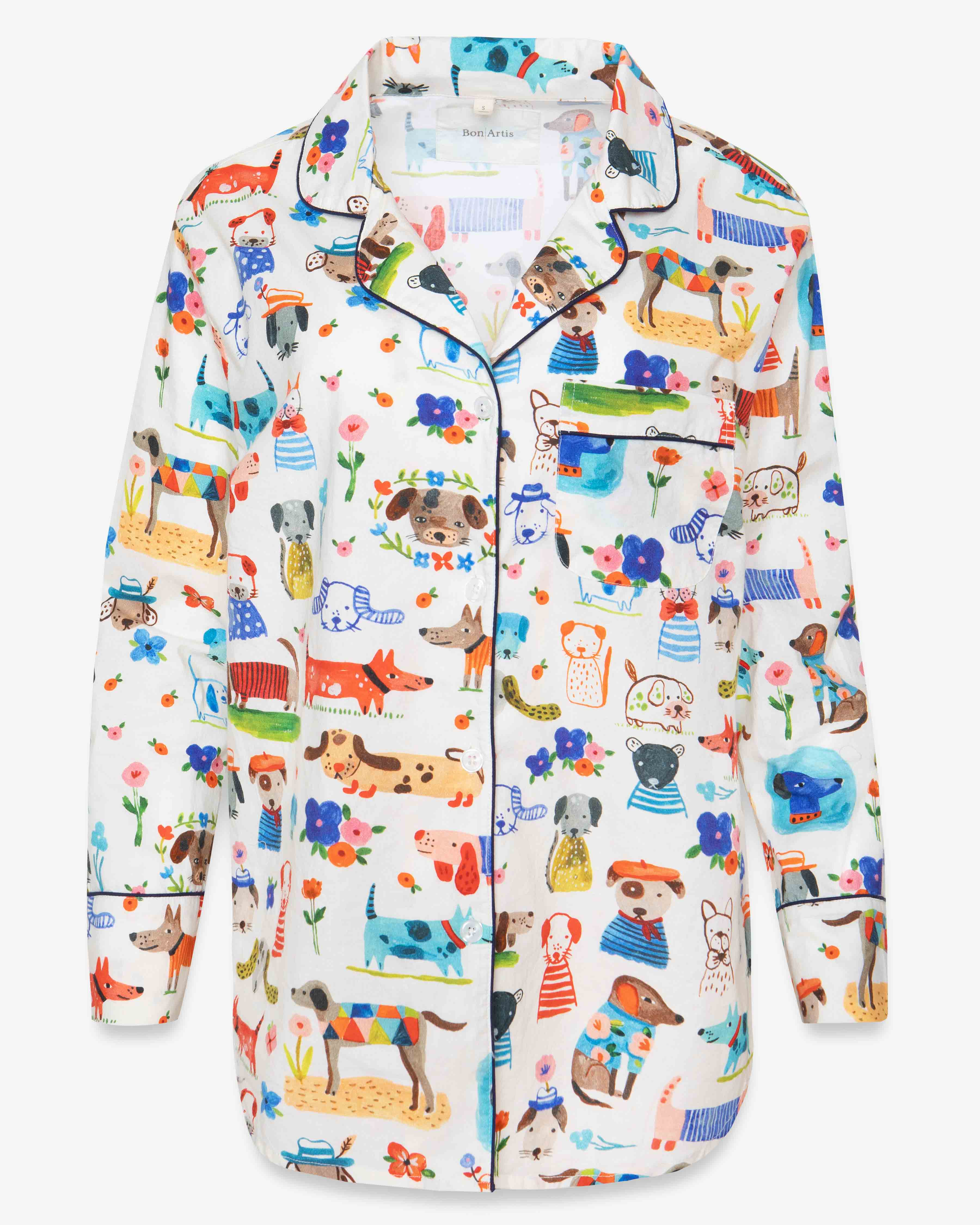 Painted Dog Pajama Set