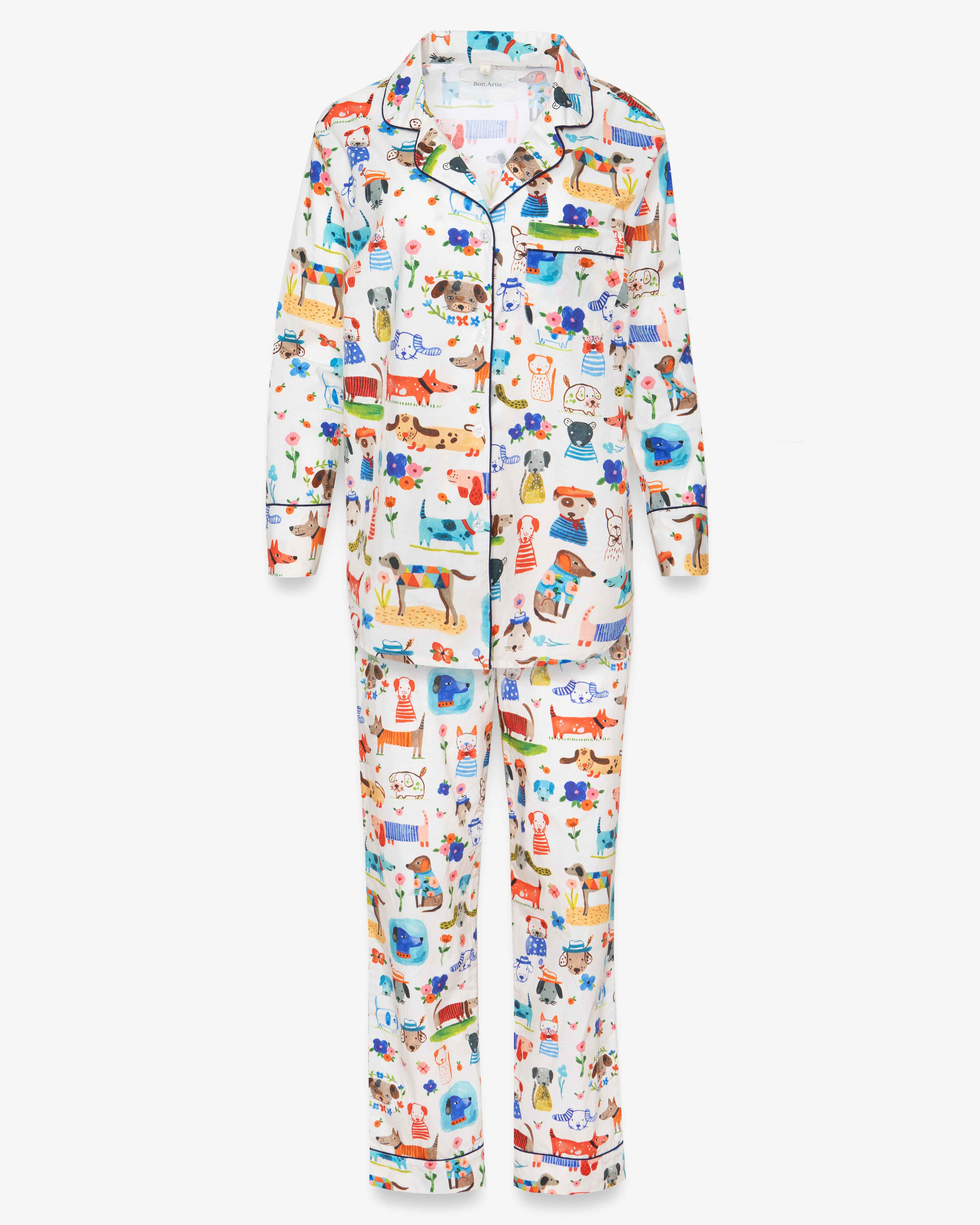 Painted Dog Pajama Set